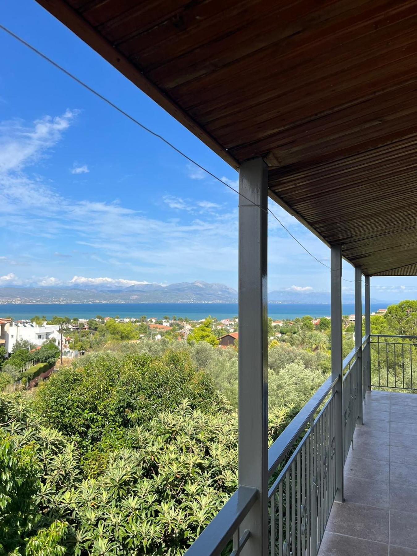 Xenia'S Seaview House Villa Paralia Avlidhos Exterior photo